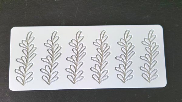 Moldes para Tuille de silicona Hoja Larga